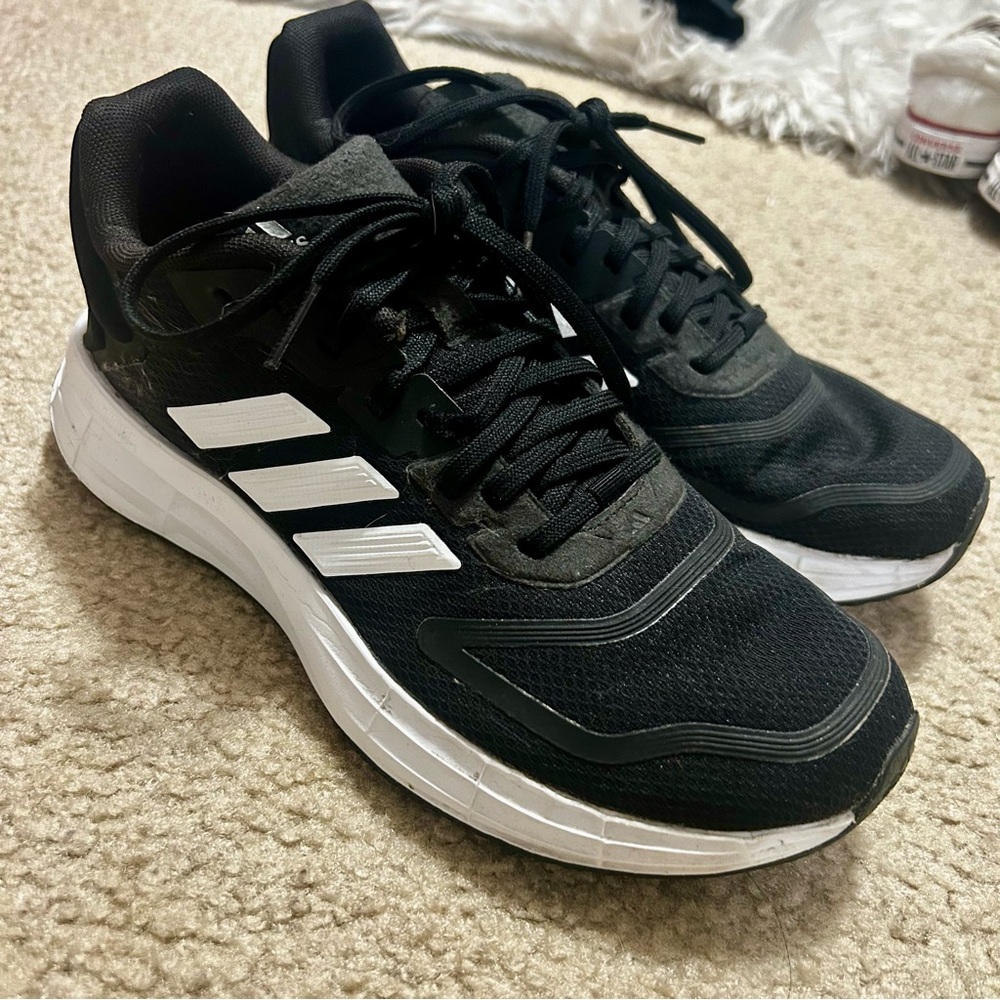 Women’s Adidas Black & White Running Shoes size 7
